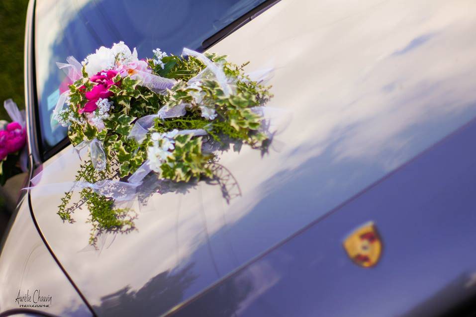 Déco voiture mariage