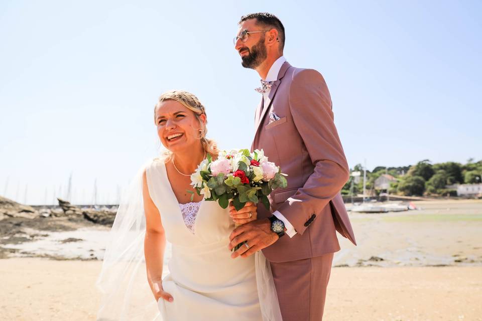 Photos de couple sur la plage