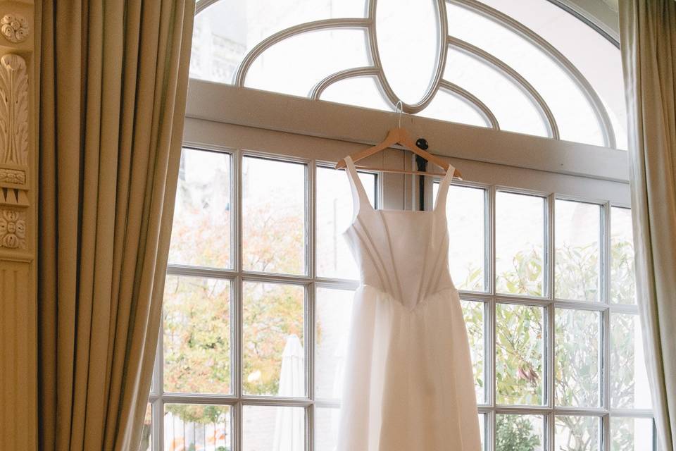 Robe suspendue