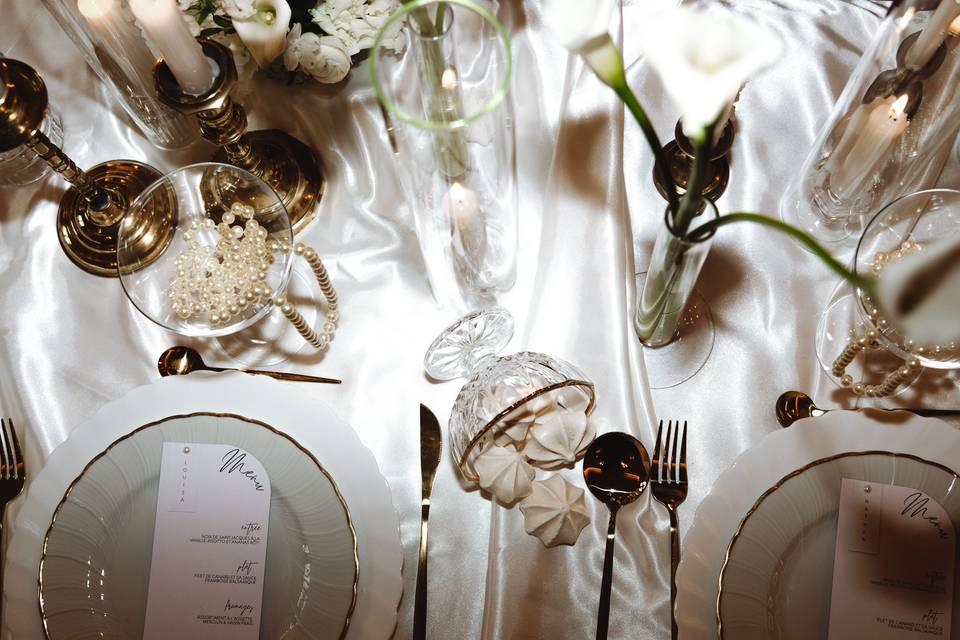Table des mariés