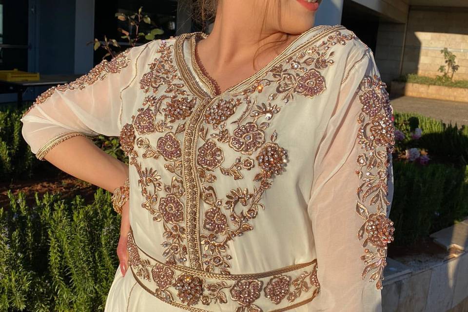 Caftan blanc