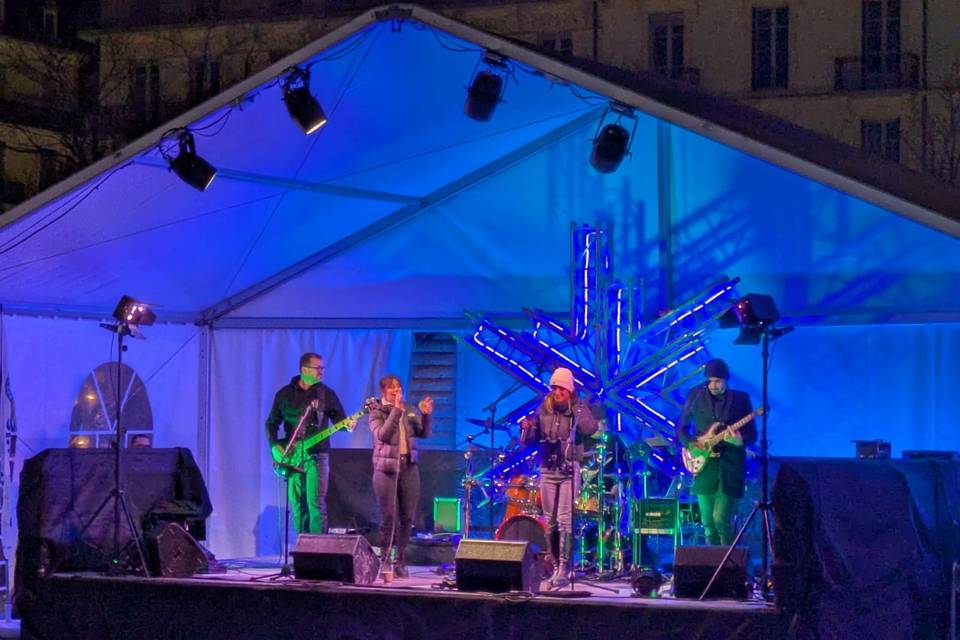 Live marché de Noel