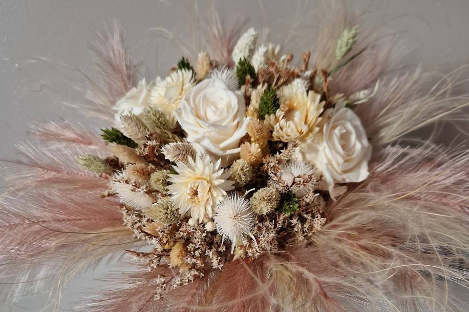 Bouquet de mariée stabilisé e