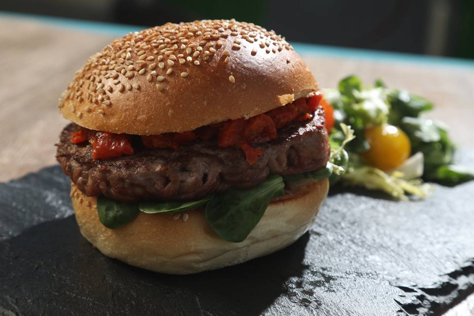 Burger à la braise