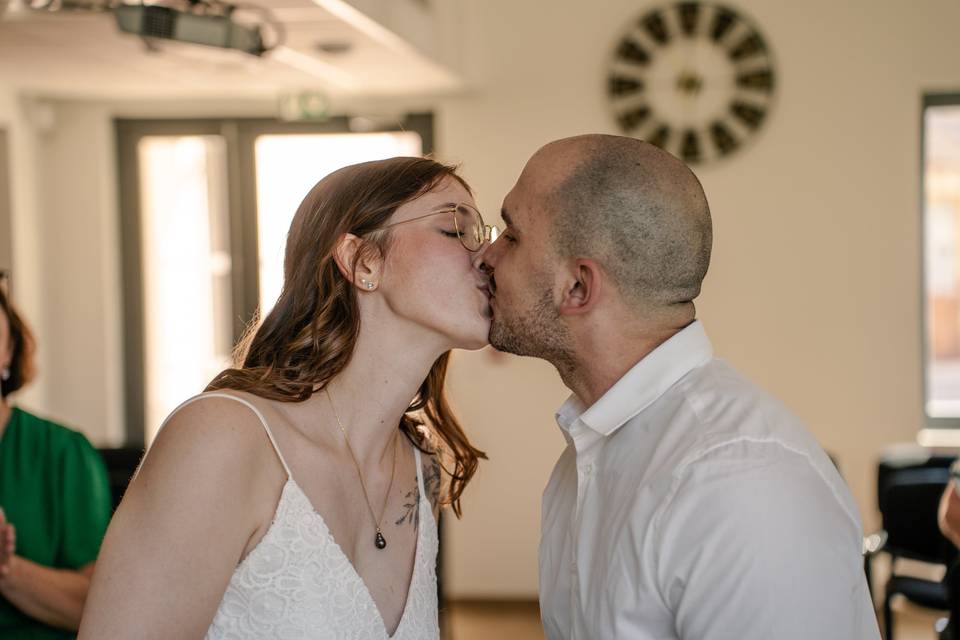 Le premier bisous