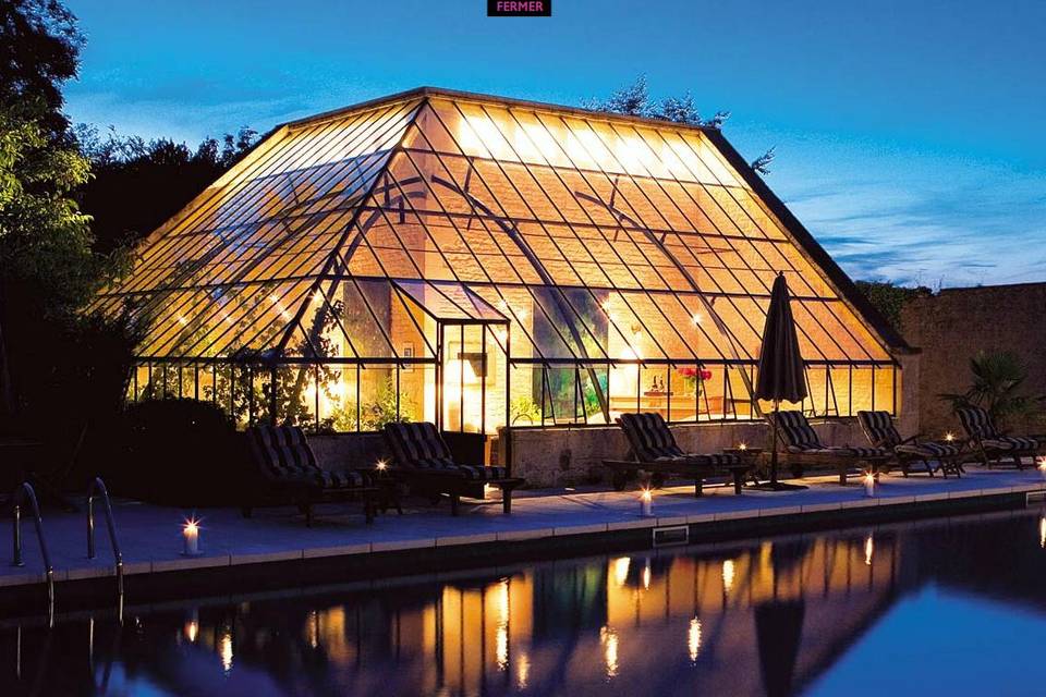 Piscine de nuit