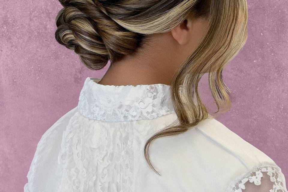 Chignon Bordeaux