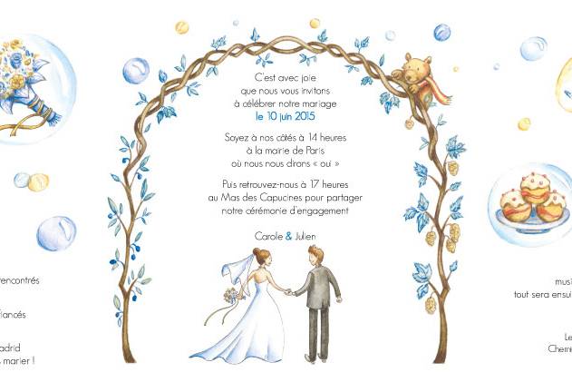 Plan festivités mariage