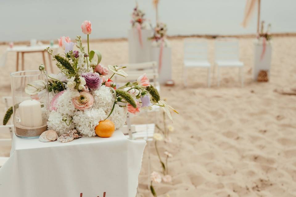 Mariage à la plage
