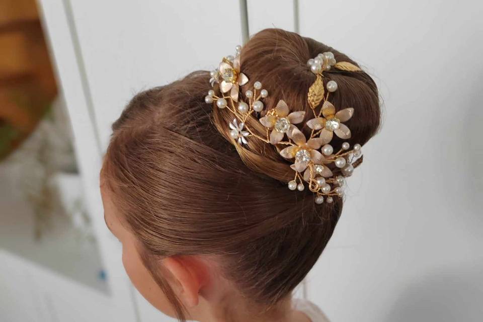 Chignon petite fille