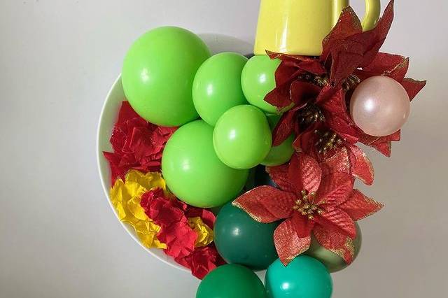 Creation florale et ballons