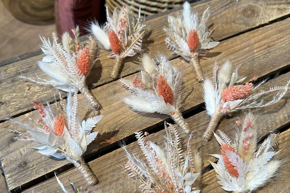 Boutonnière séchée