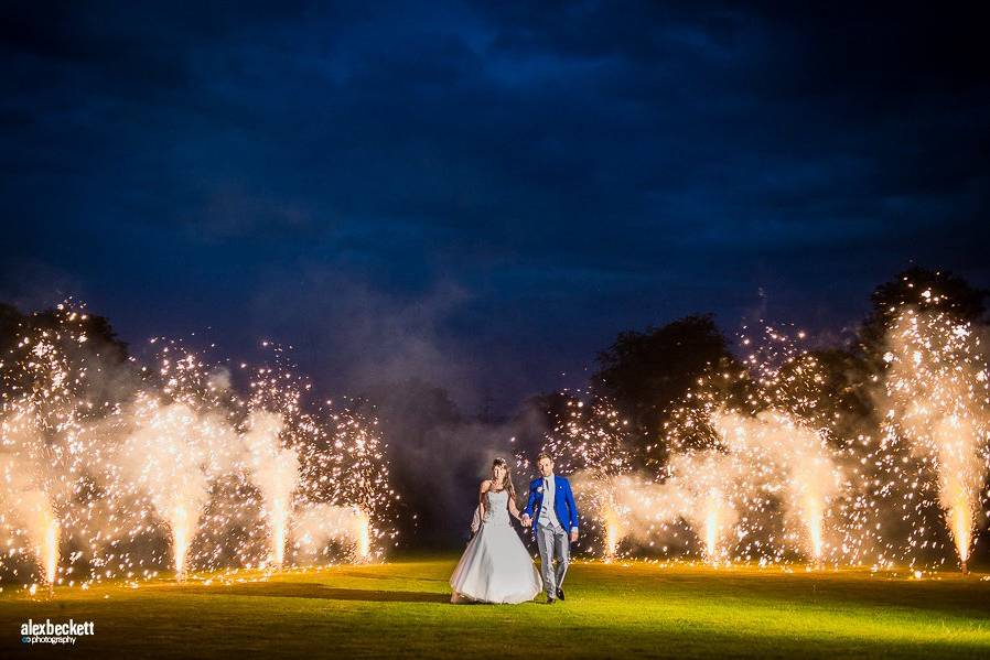 Feu d'artifice Mariage