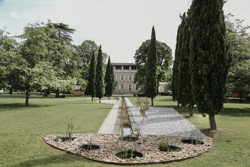 View from pavilion