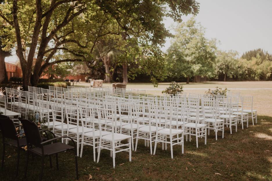 Ceremony set up