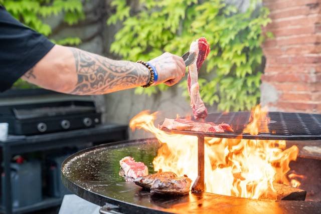 Cuisson flammes