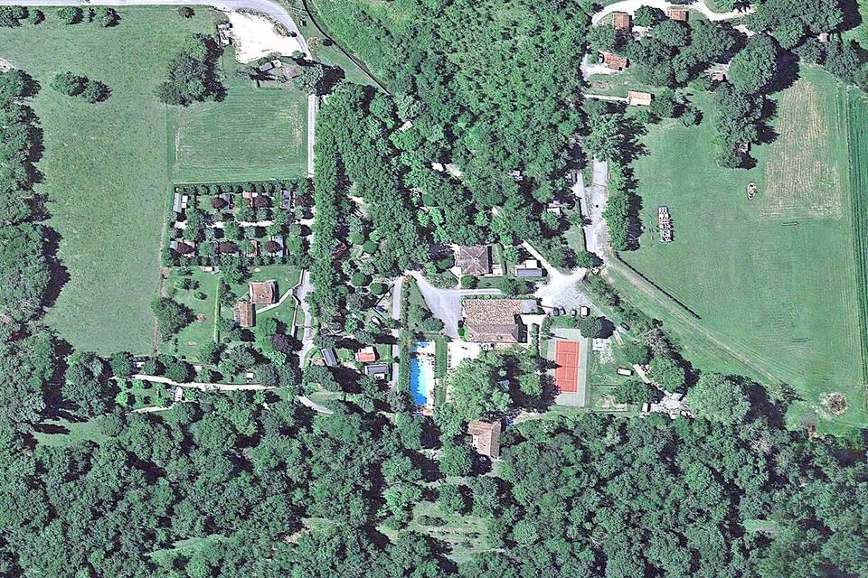 Vue satellite du domaine