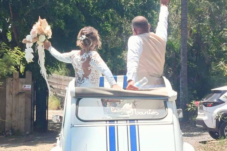 Voiture vintage mariage