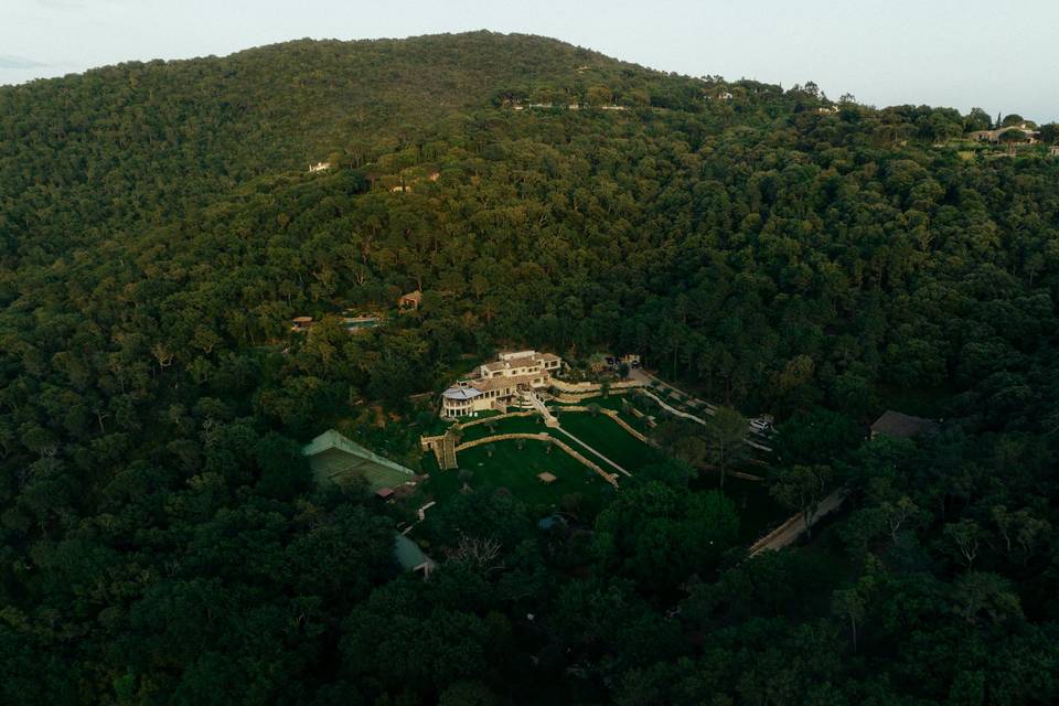 Vue Drone Domaine du Manouiyé