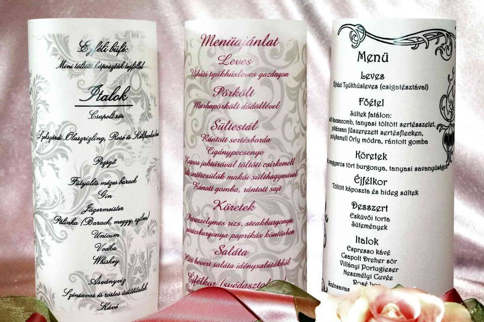 Menu photophore