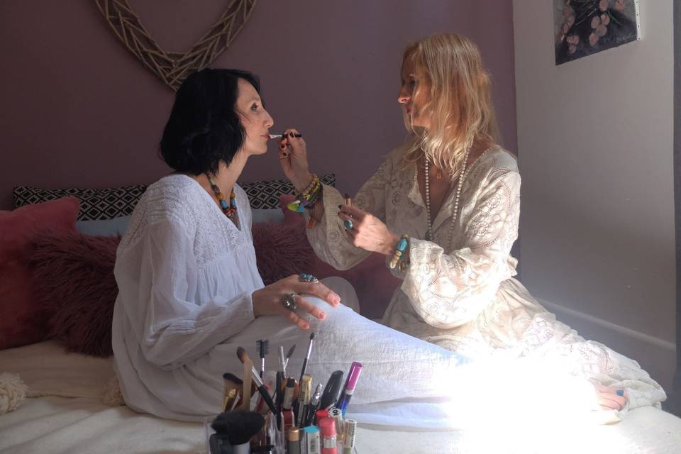 Préparatifs Carine et Betty