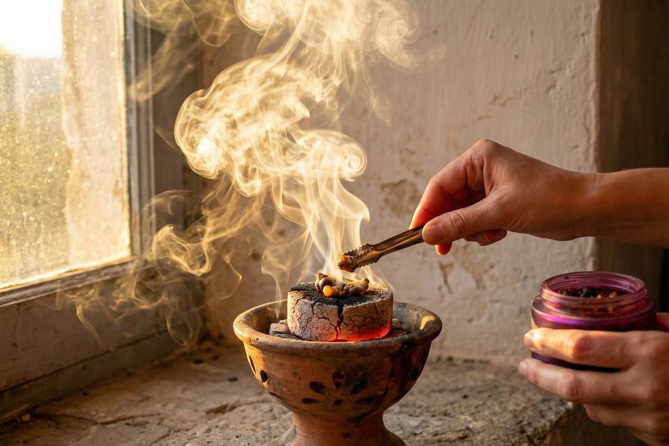 Encens doukhoun rituel