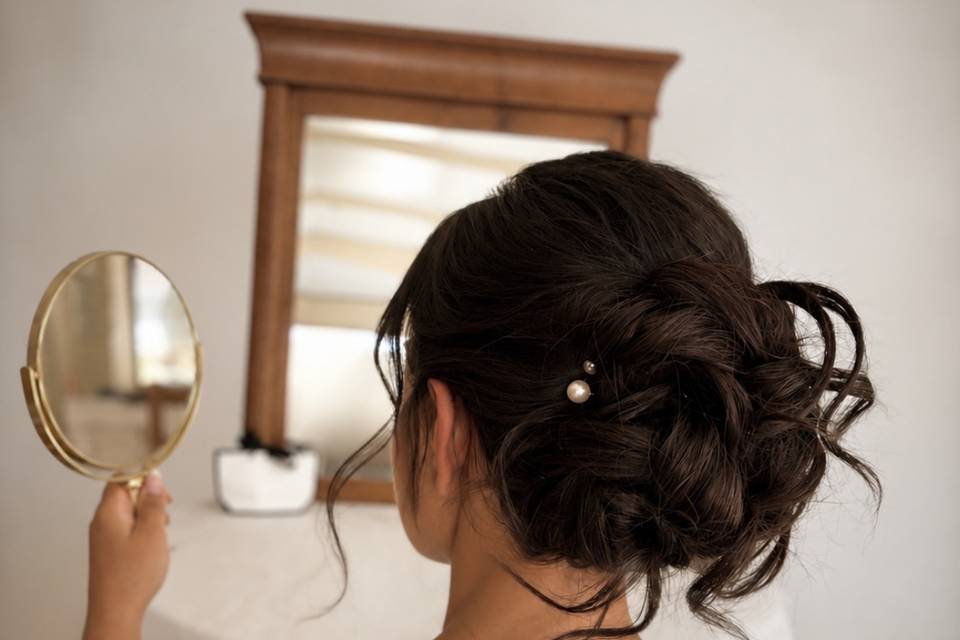 Chignon cheveux fins avec ext