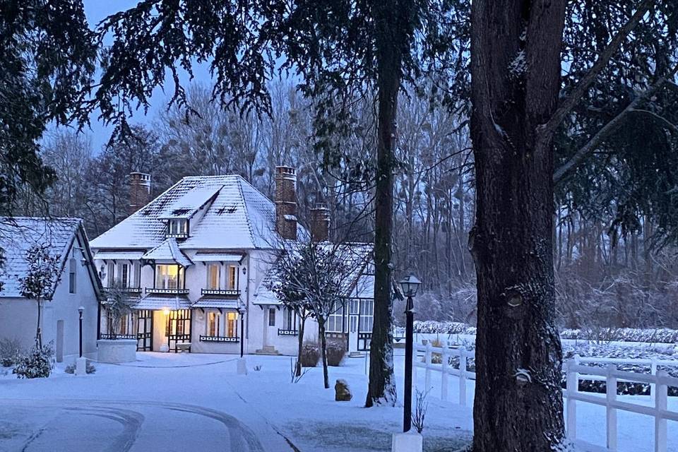 Manoir en Hiver