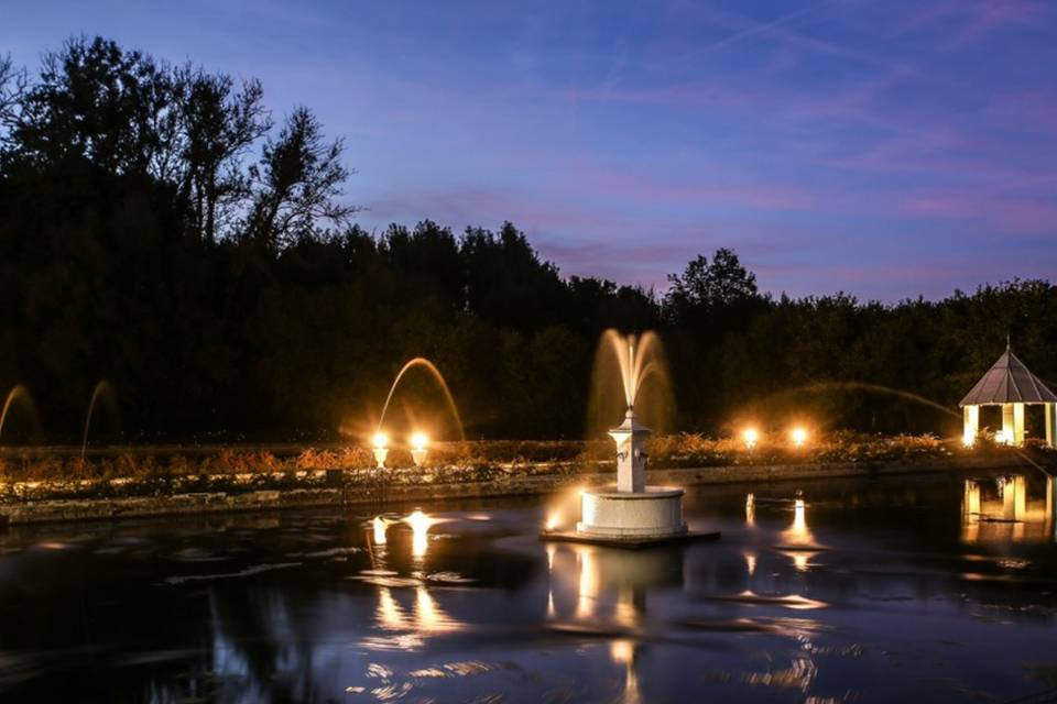 Les fontaines de nuit