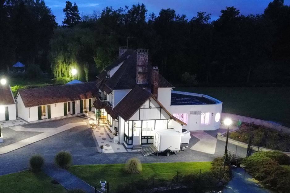 Le manoir vue par drone