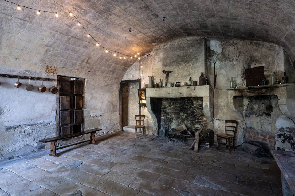 Cave et ancienne cuisine 18ème