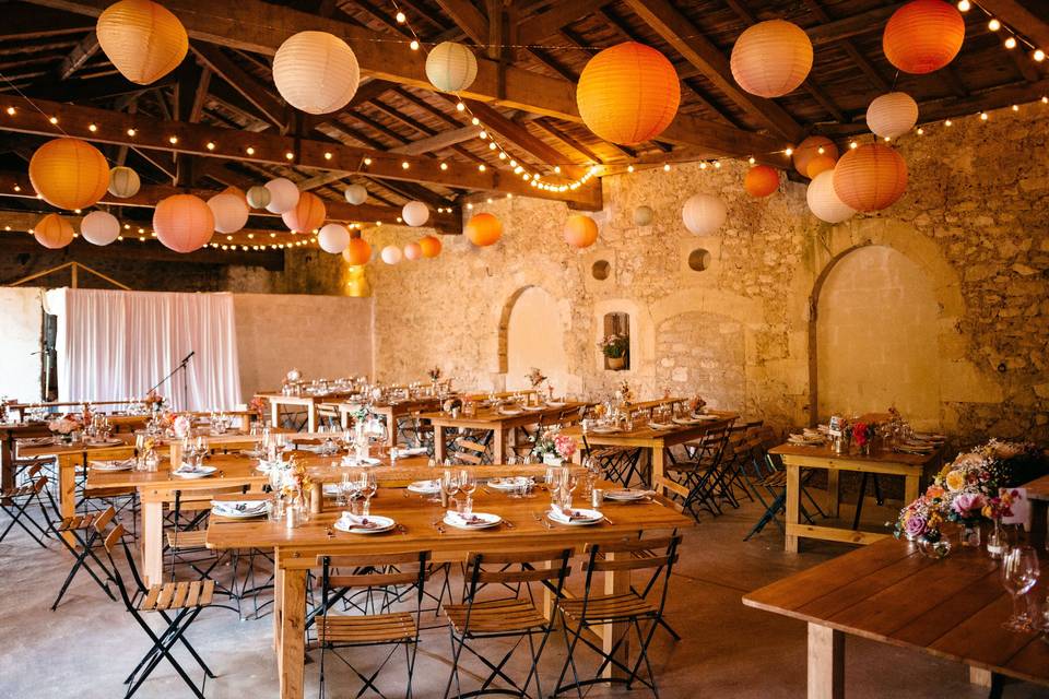 Salle des gardes Château Puyba