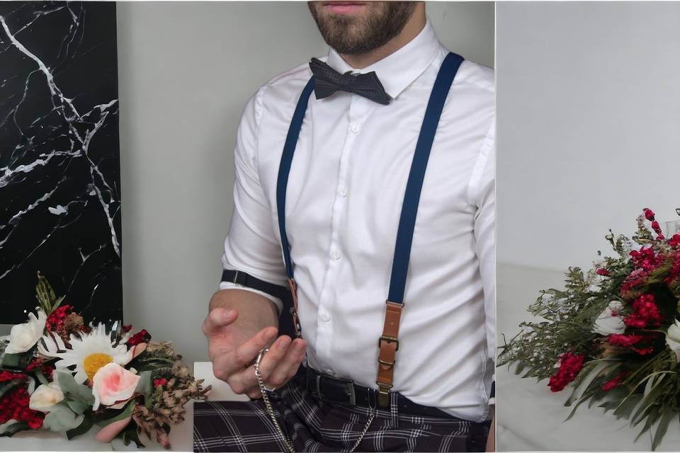 Bretelles personnalisée témoin