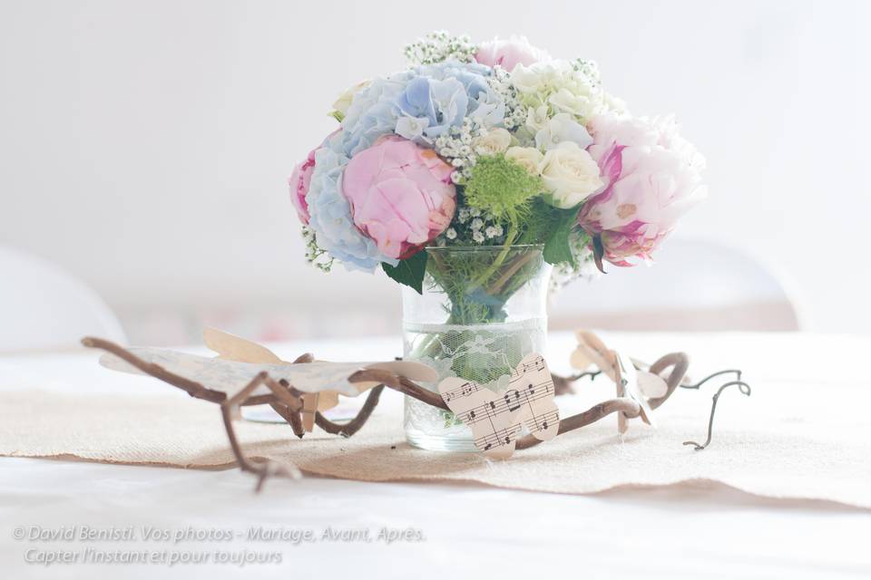 Photo du bouquet des mariés