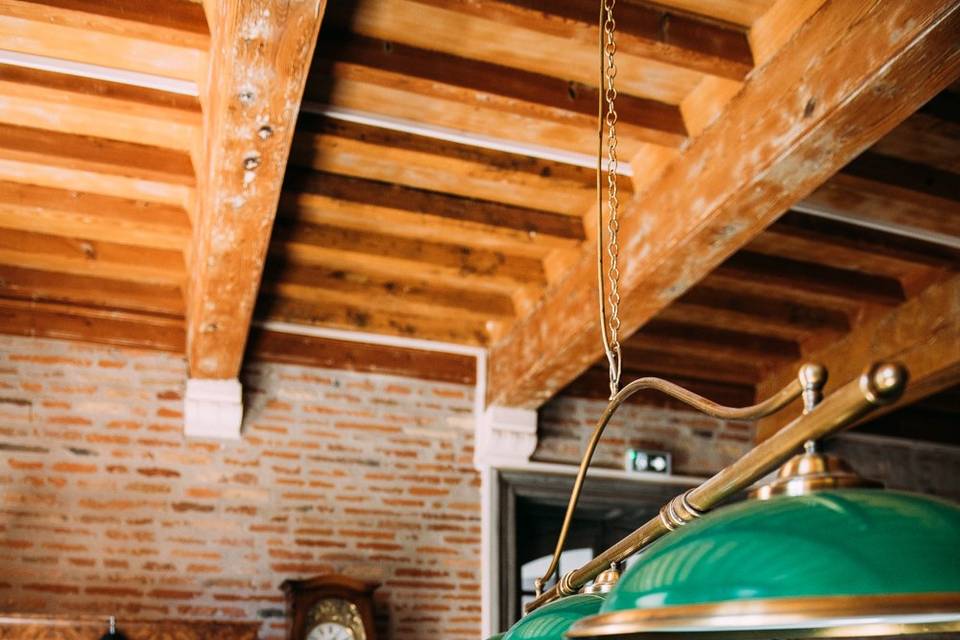 Salle de billard pour le marié