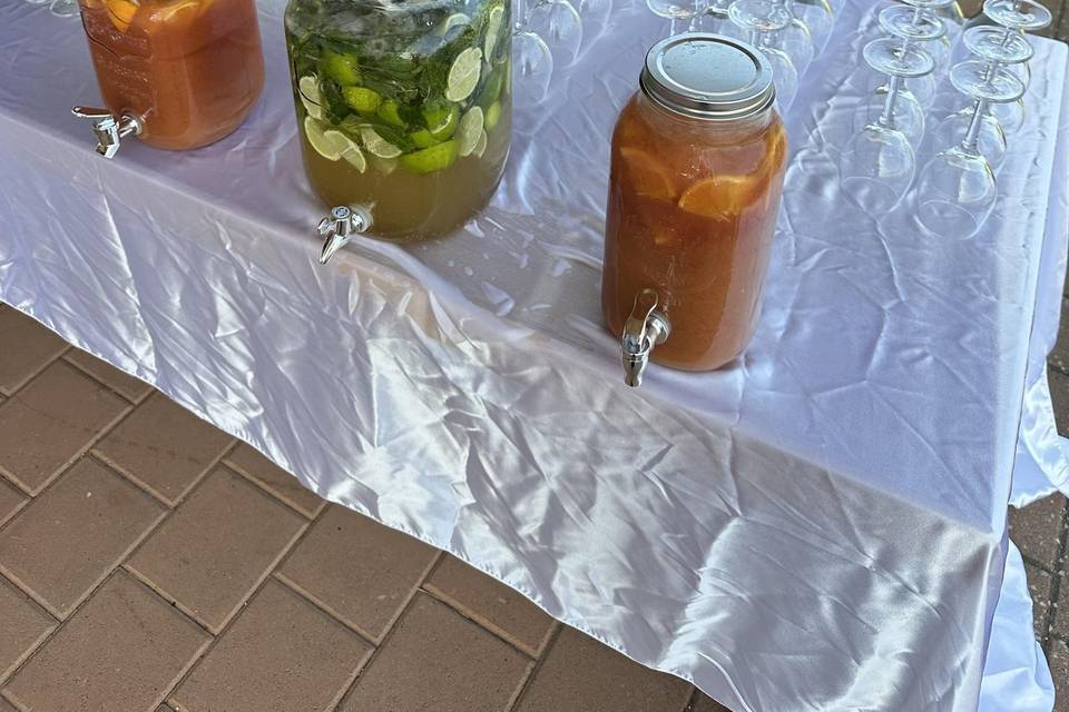 Cocktails en jarre