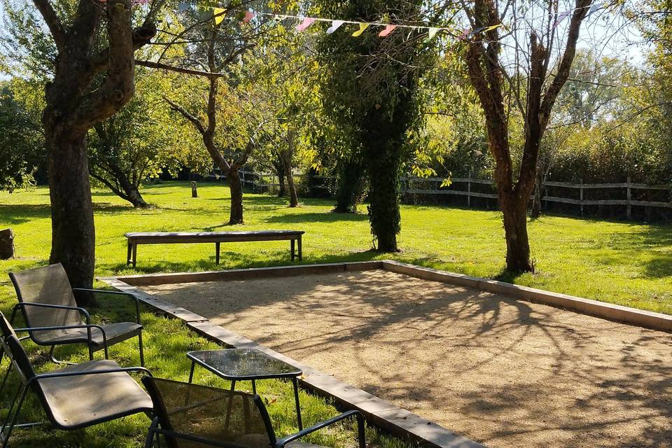 Terrain de pétanque