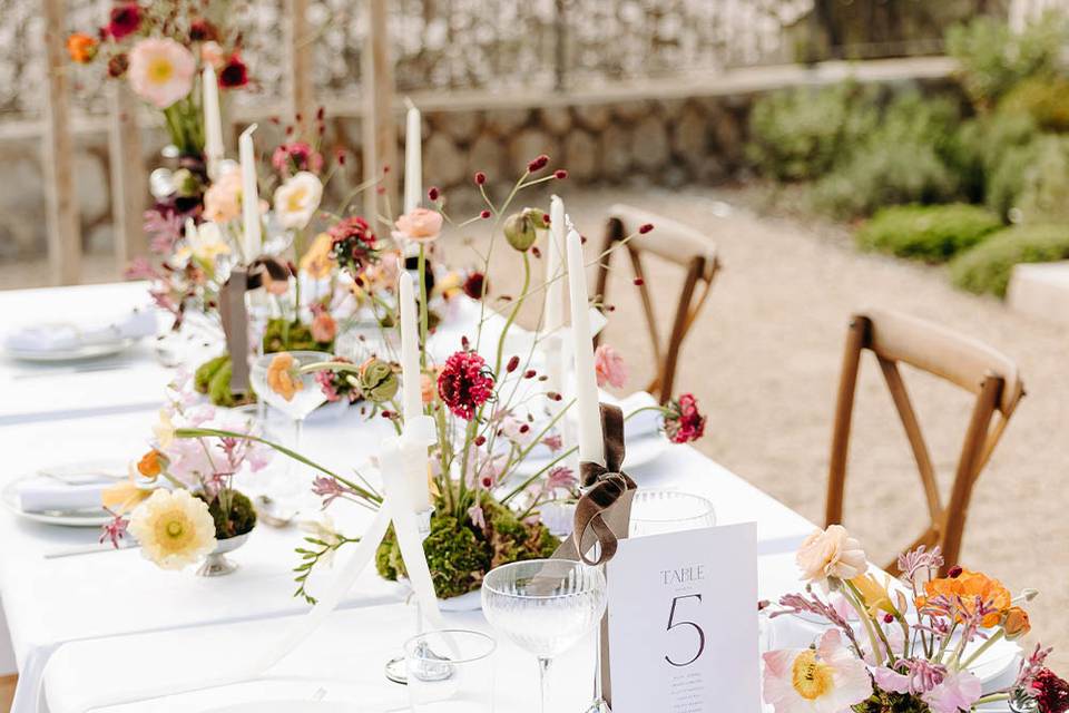 / Décoration table mariage