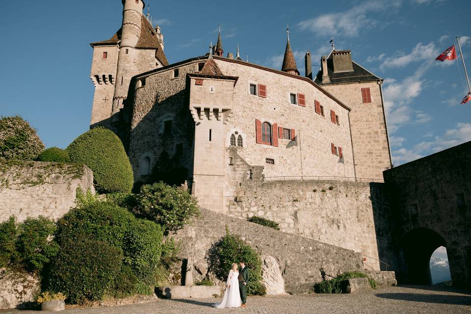 Vue sur le château