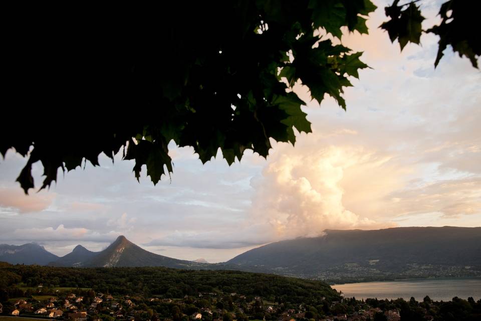 Vue sur les montagnes