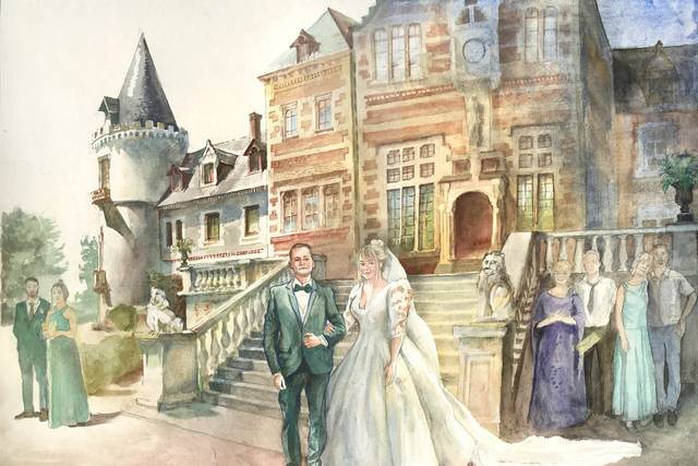 Mariage Lurcy Levis, 50/70cm