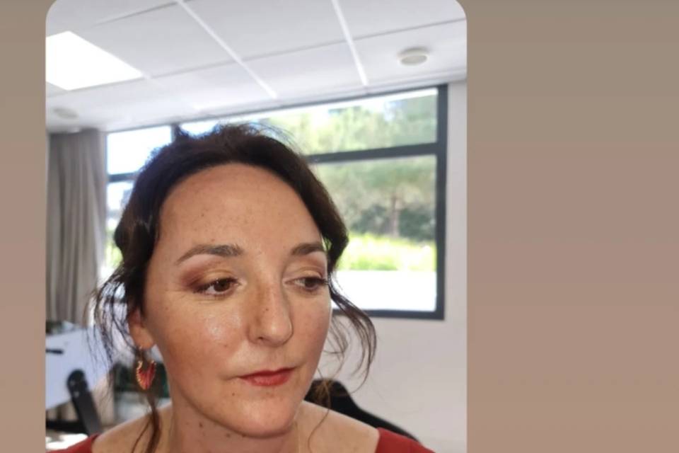 Maquillage après avant
