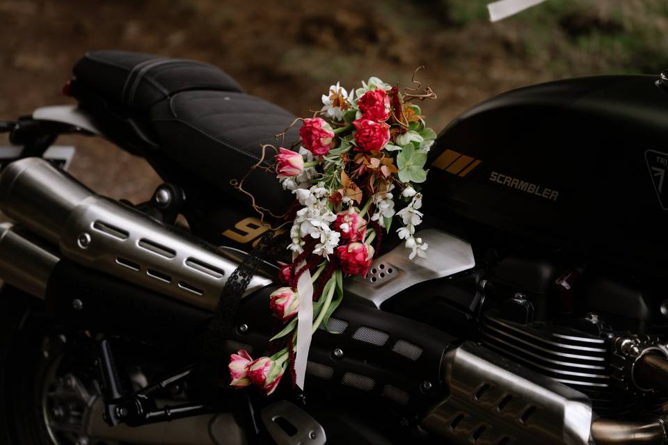 Bouquet de mariée cascade