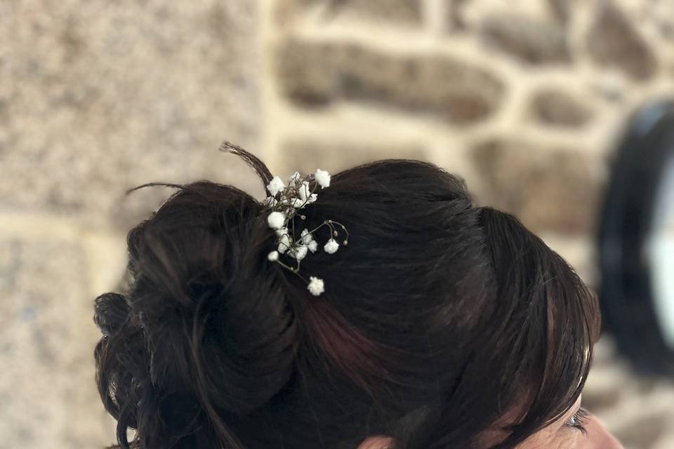 Chignon bohème