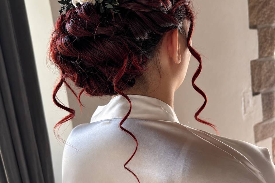 Chignon bas ondulé