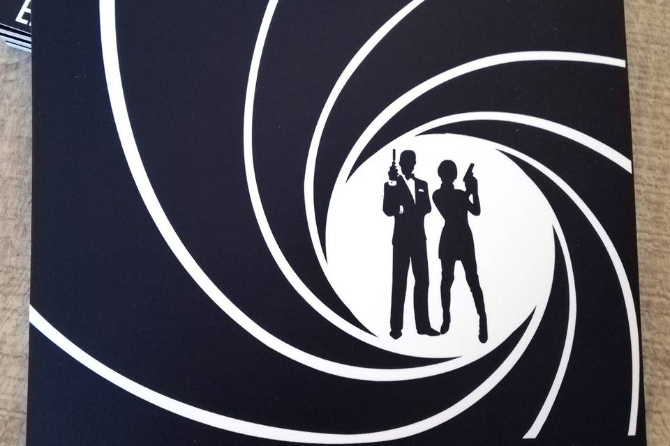 Faire-part James Bond