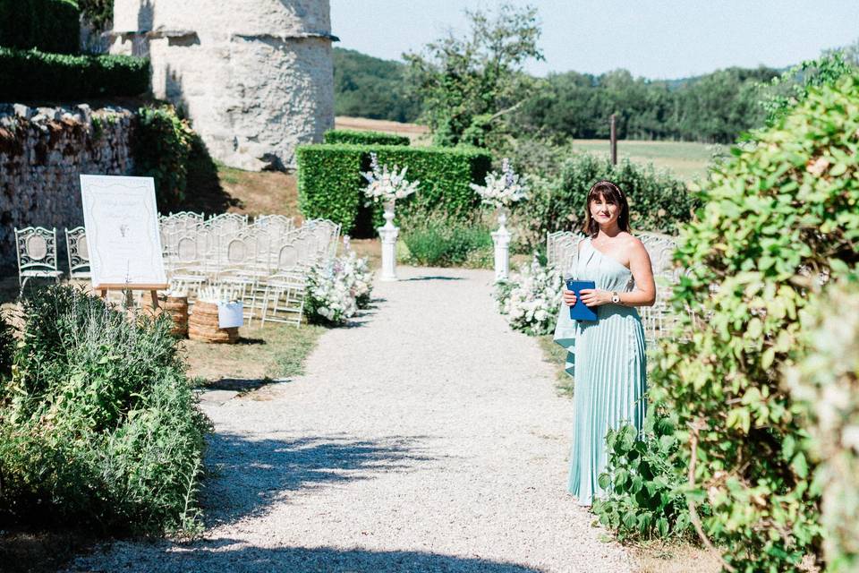 Cérémonie au château Lavy