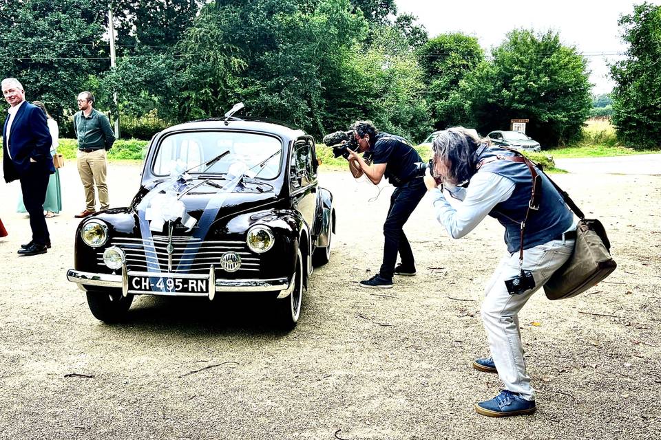 Voiture ancienne mariage