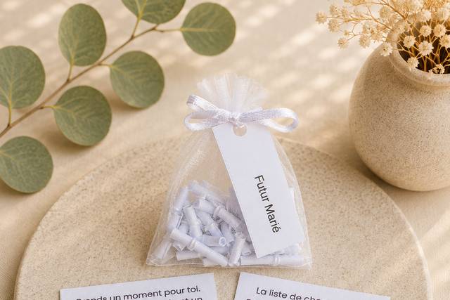 Sachet de messages futur marié