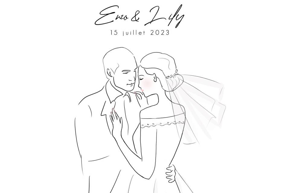 Faire part illustration